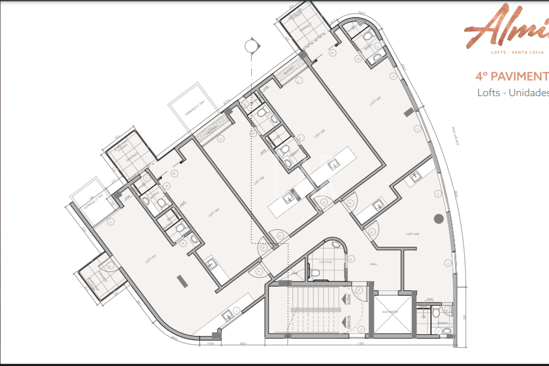 Almir Lofts  - Santa Lúcia - Belo Horizonte, MG