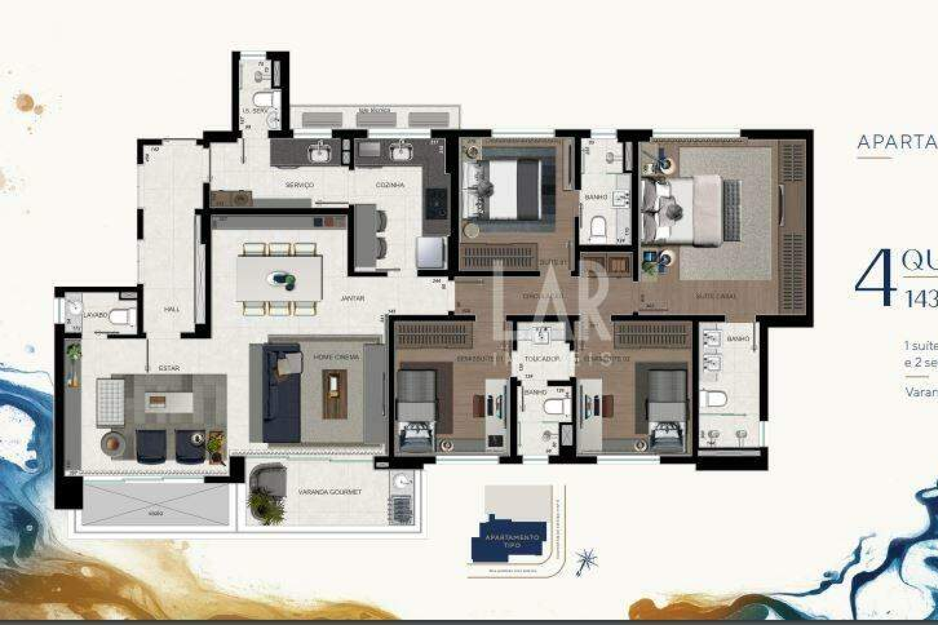Marc Chagall Residence - Serra - Belo Horizonte, MG