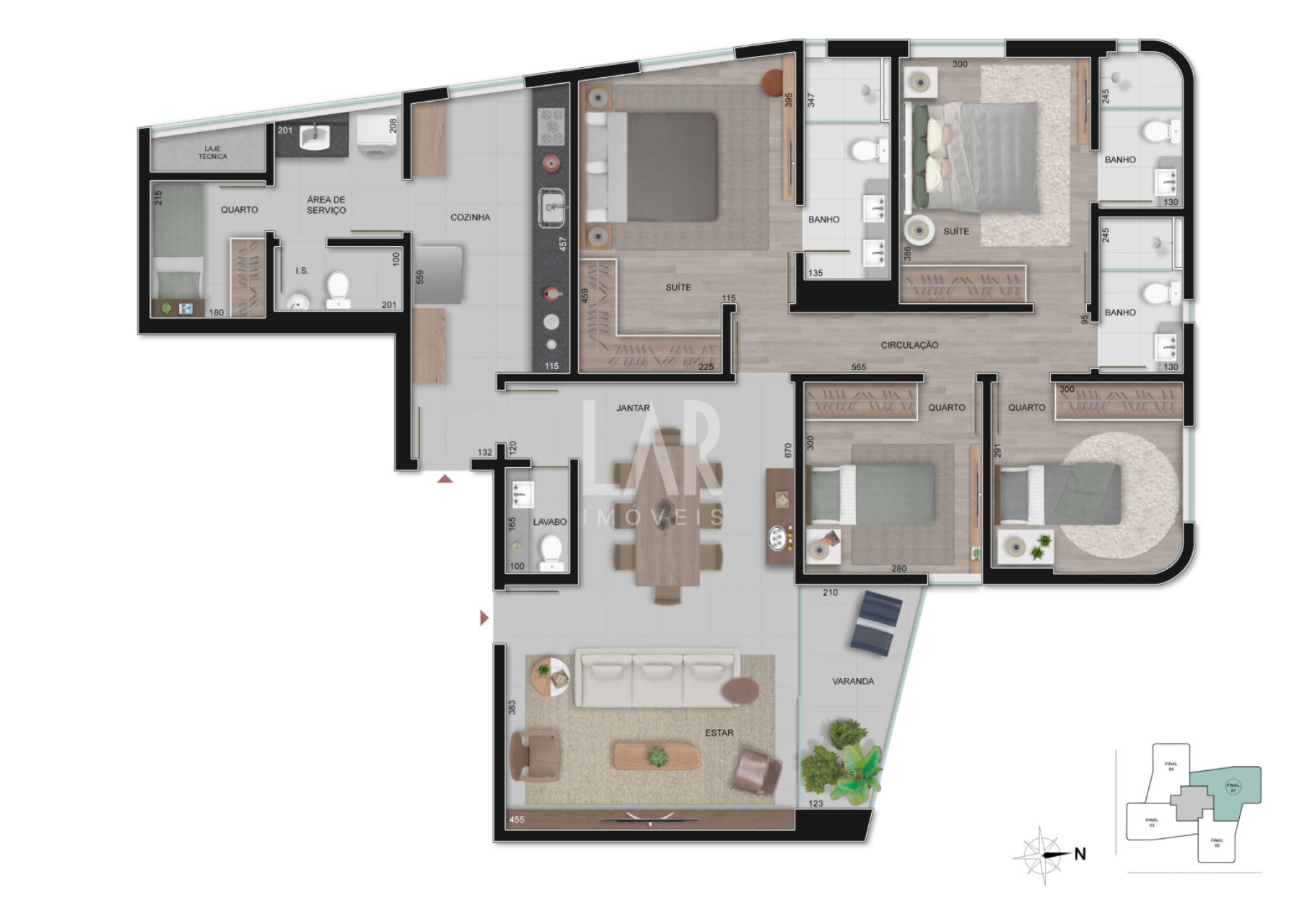 Apartamento de 4 quartos à venda, Vale do Sereno, Nova Lima - MG