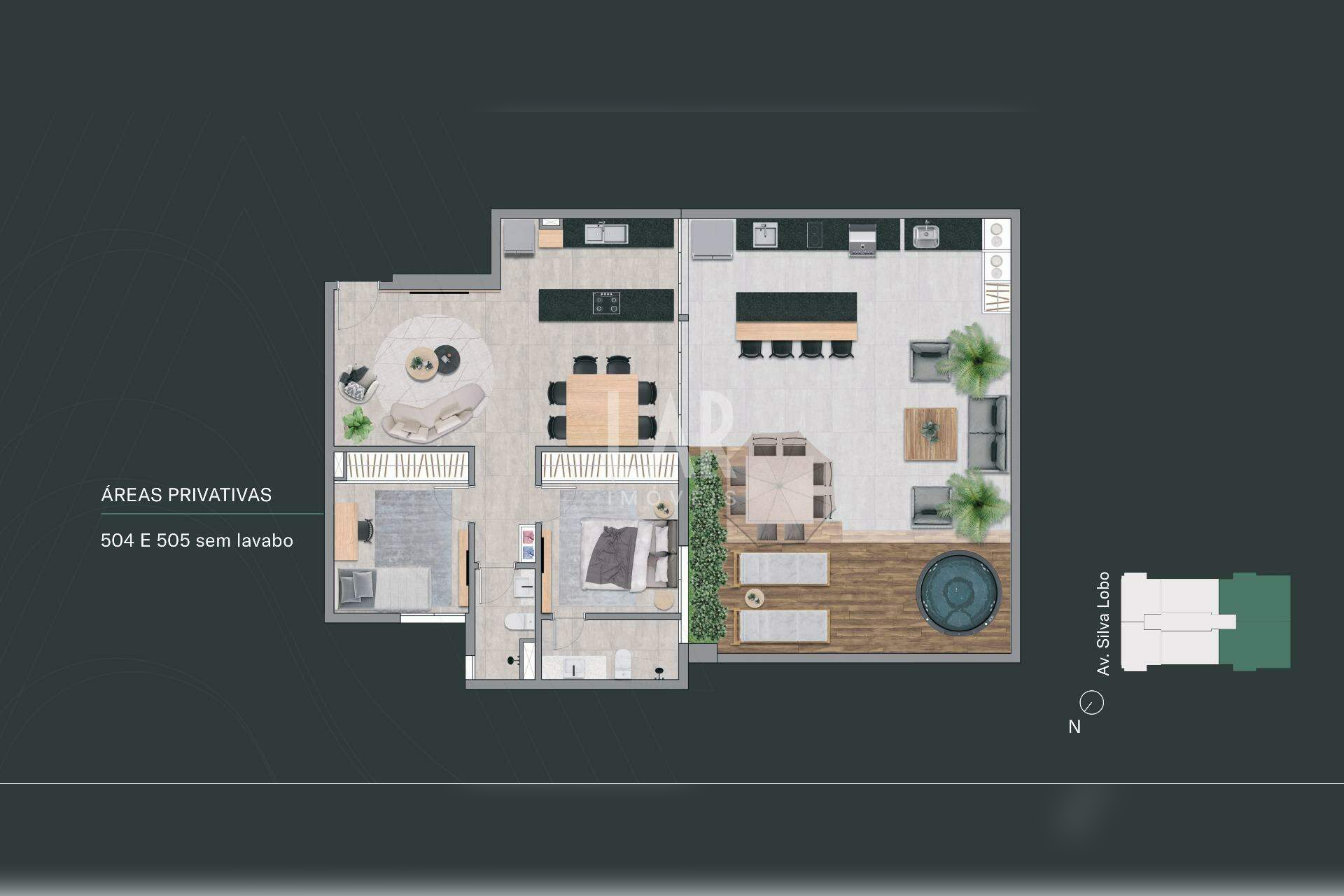 Apartamento de 2 quartos à venda, Nova Granada, Belo Horizonte - MG