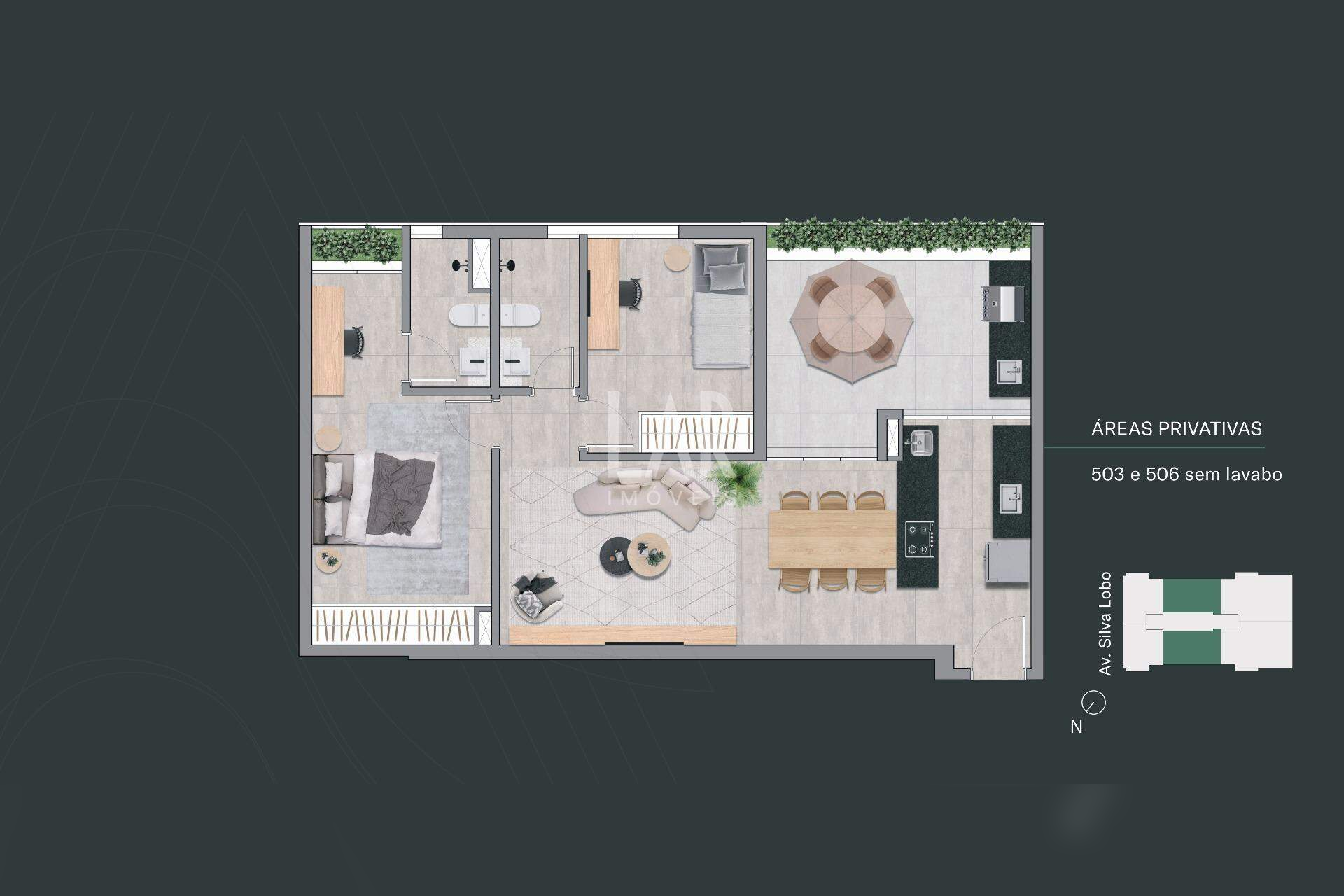 Apartamento de 2 quartos à venda, Nova Granada, Belo Horizonte - MG