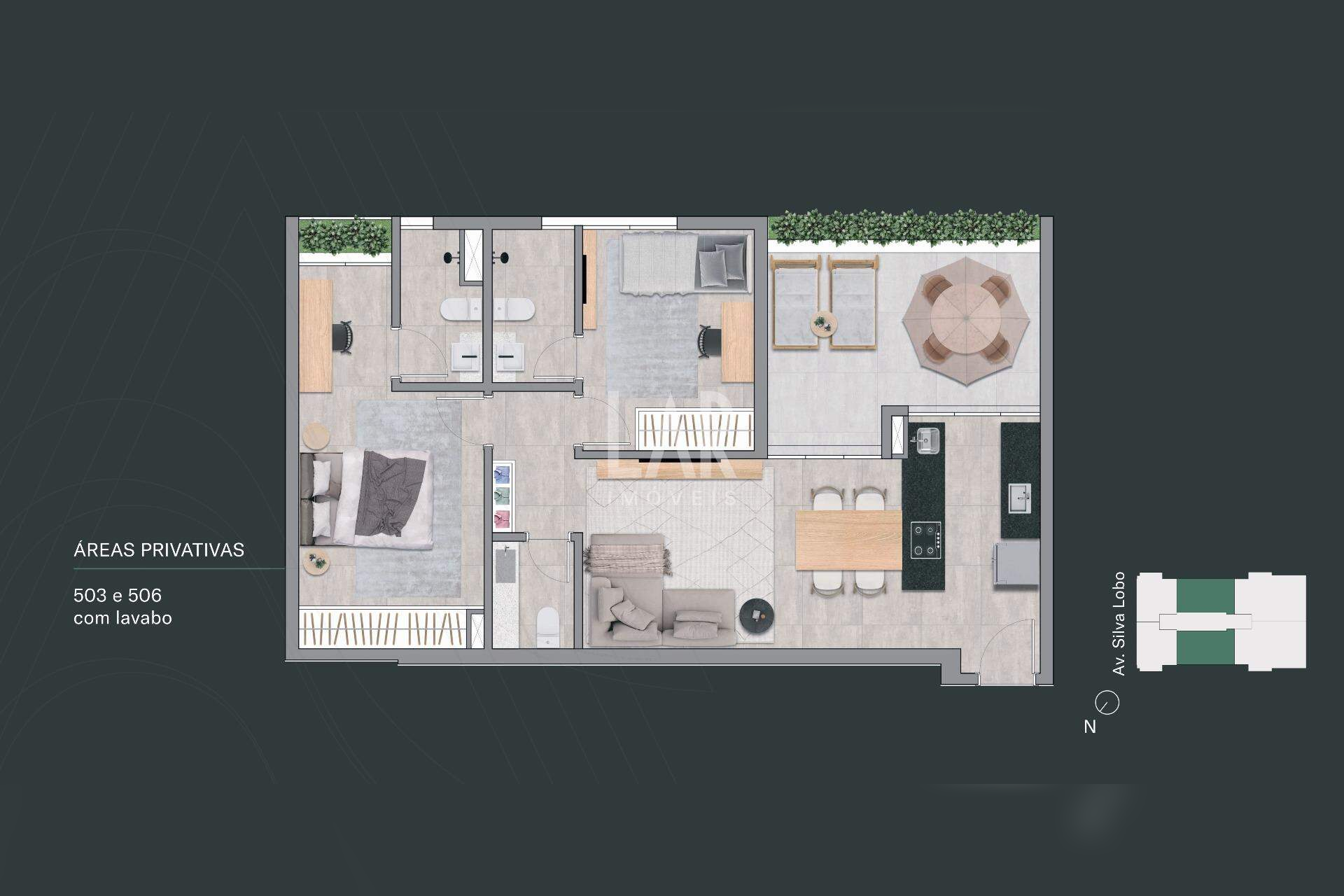Apartamento de 2 quartos à venda, Nova Granada, Belo Horizonte - MG