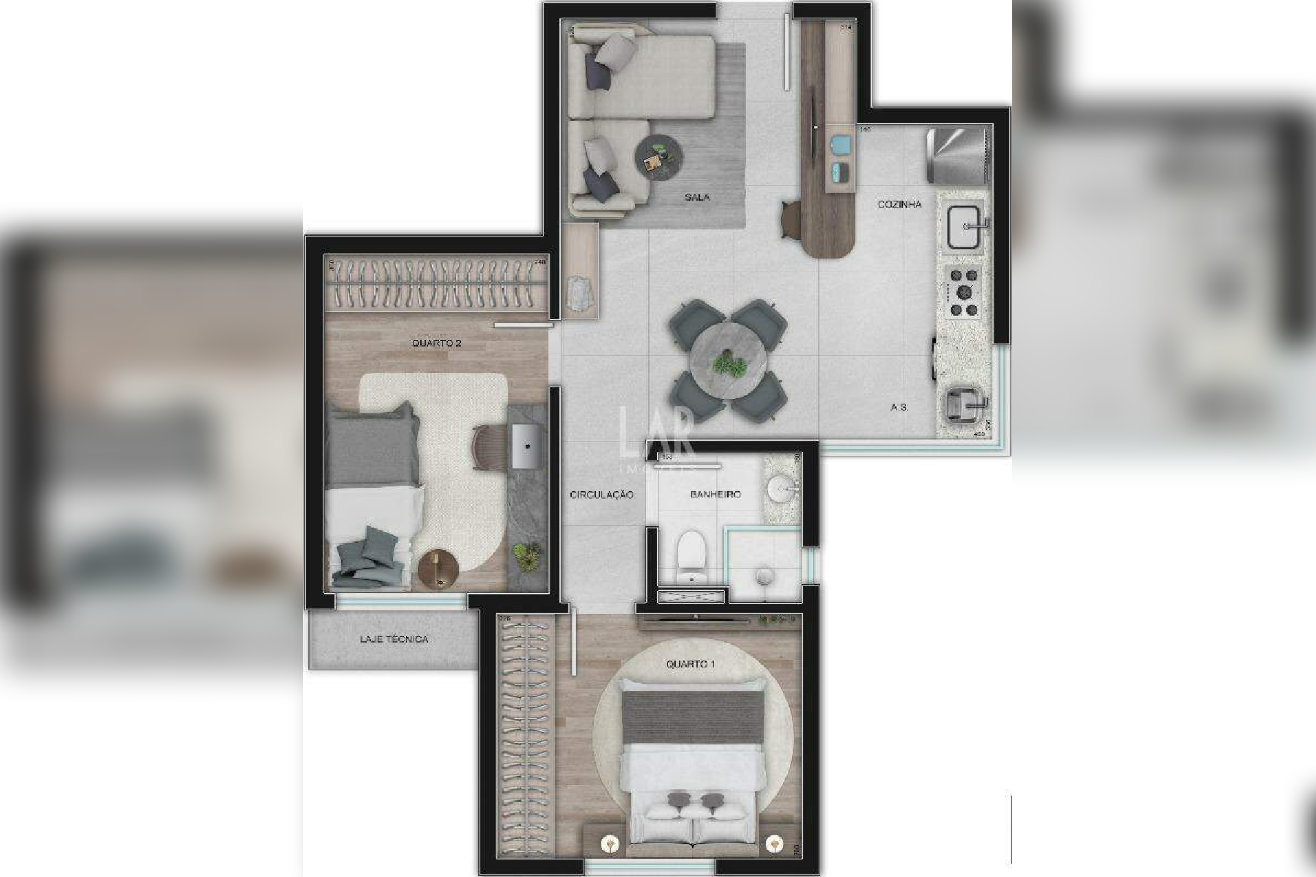 Apartamento de 2 quartos à venda, Lourdes, Belo Horizonte - MG