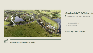 Lote em Condomínio à venda, Área Rural de Nova Lima, Nova Lima - MG