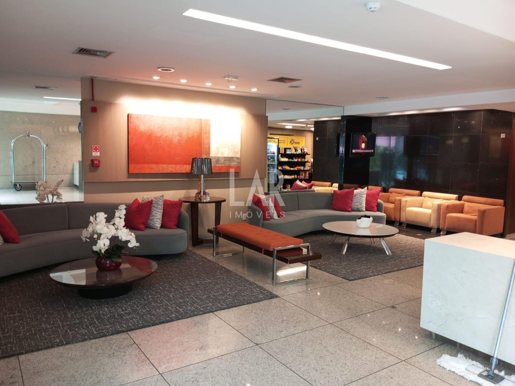 Flat de 1 quarto para alugar, Lourdes, Belo Horizonte - MG