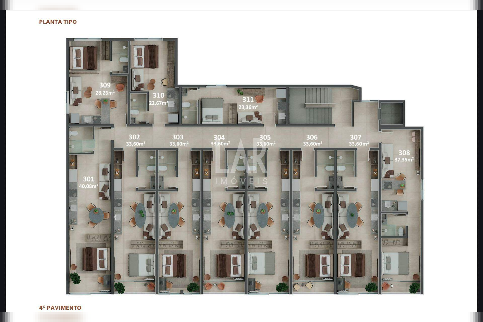 Apartamento de 1 quarto à venda, Cidade Jardim, Belo Horizonte - MG