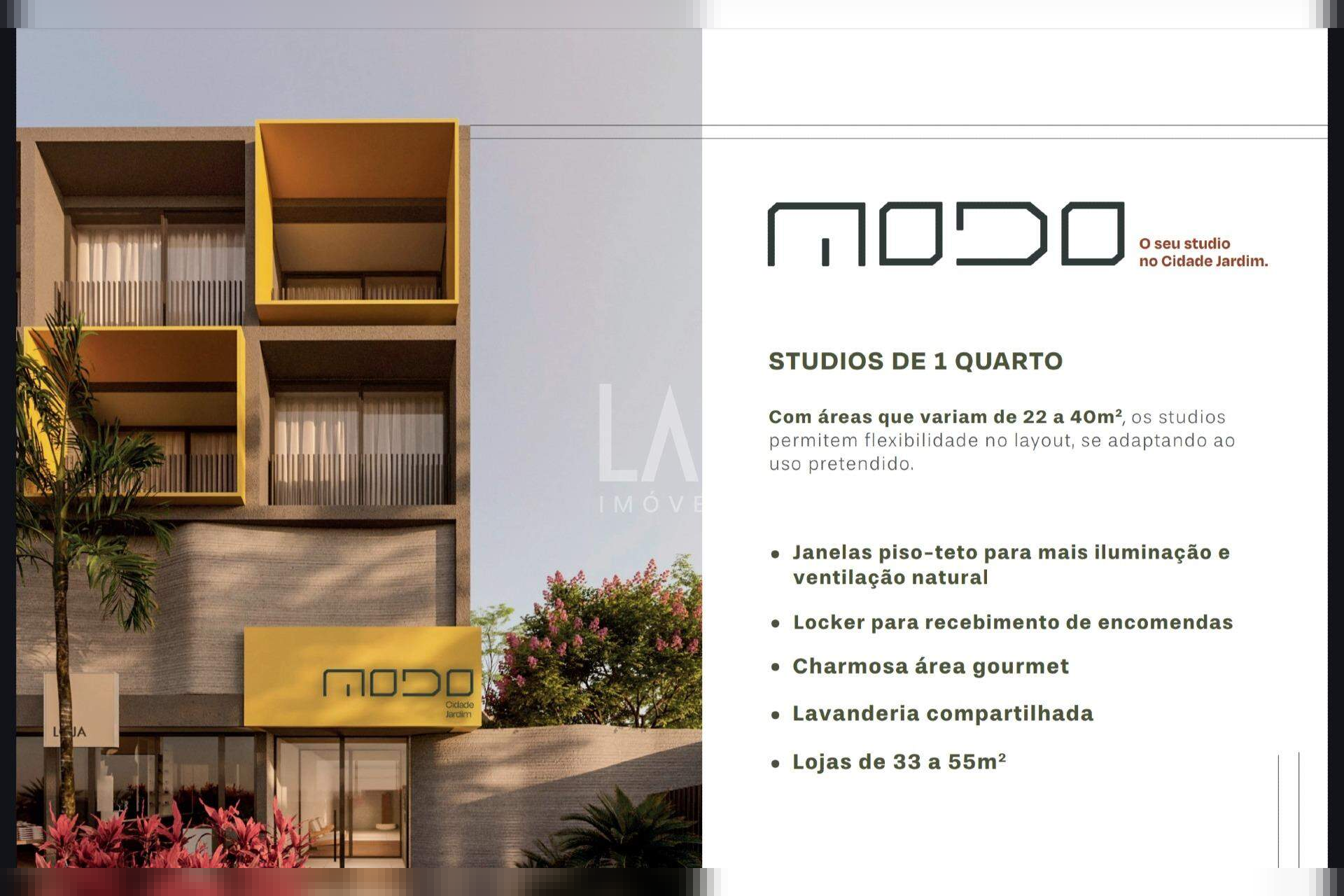 Apartamento de 1 quarto à venda, Cidade Jardim, Belo Horizonte - MG