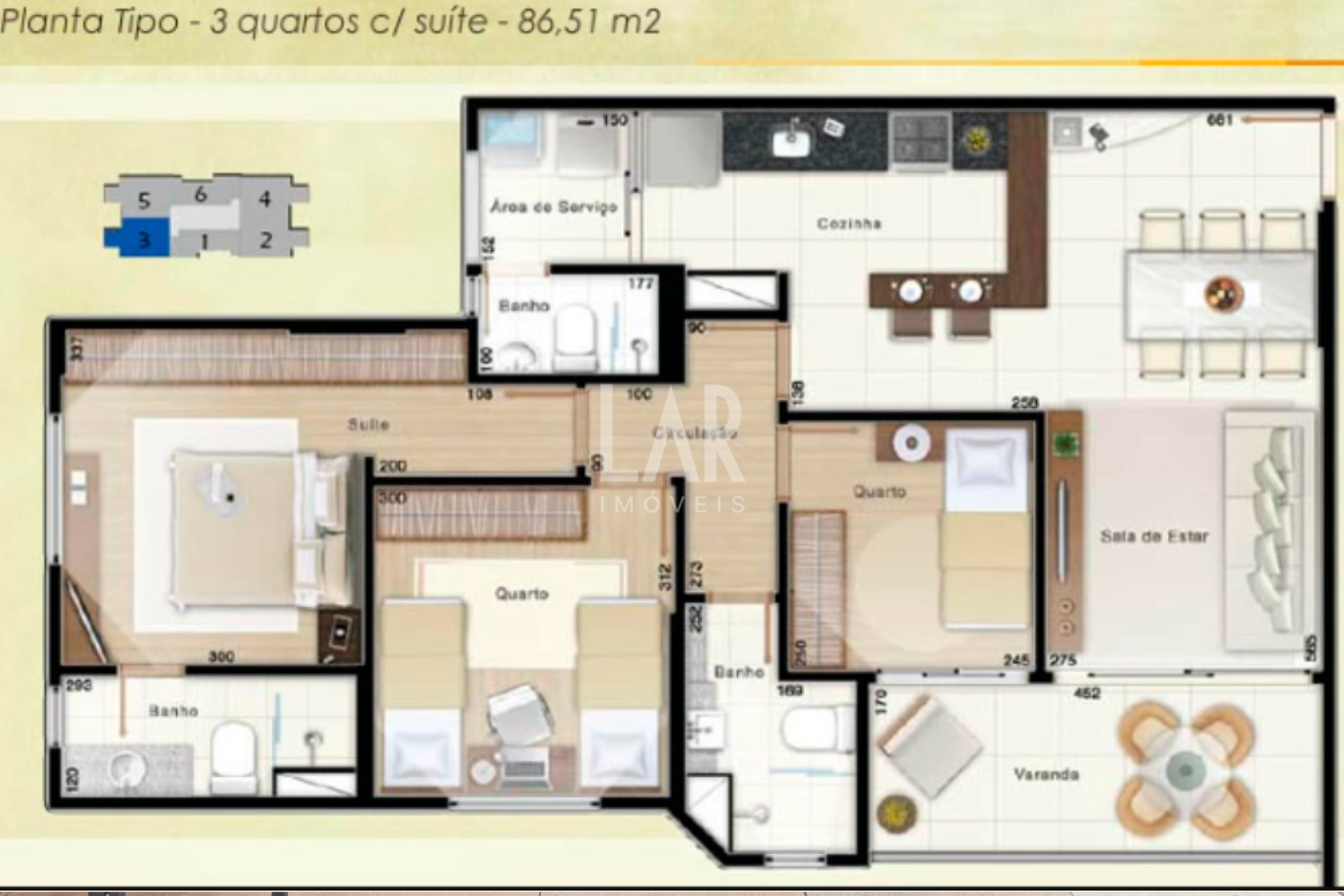 Apartamento de 3 quartos à venda, Vila da Serra, Nova Lima - MG
