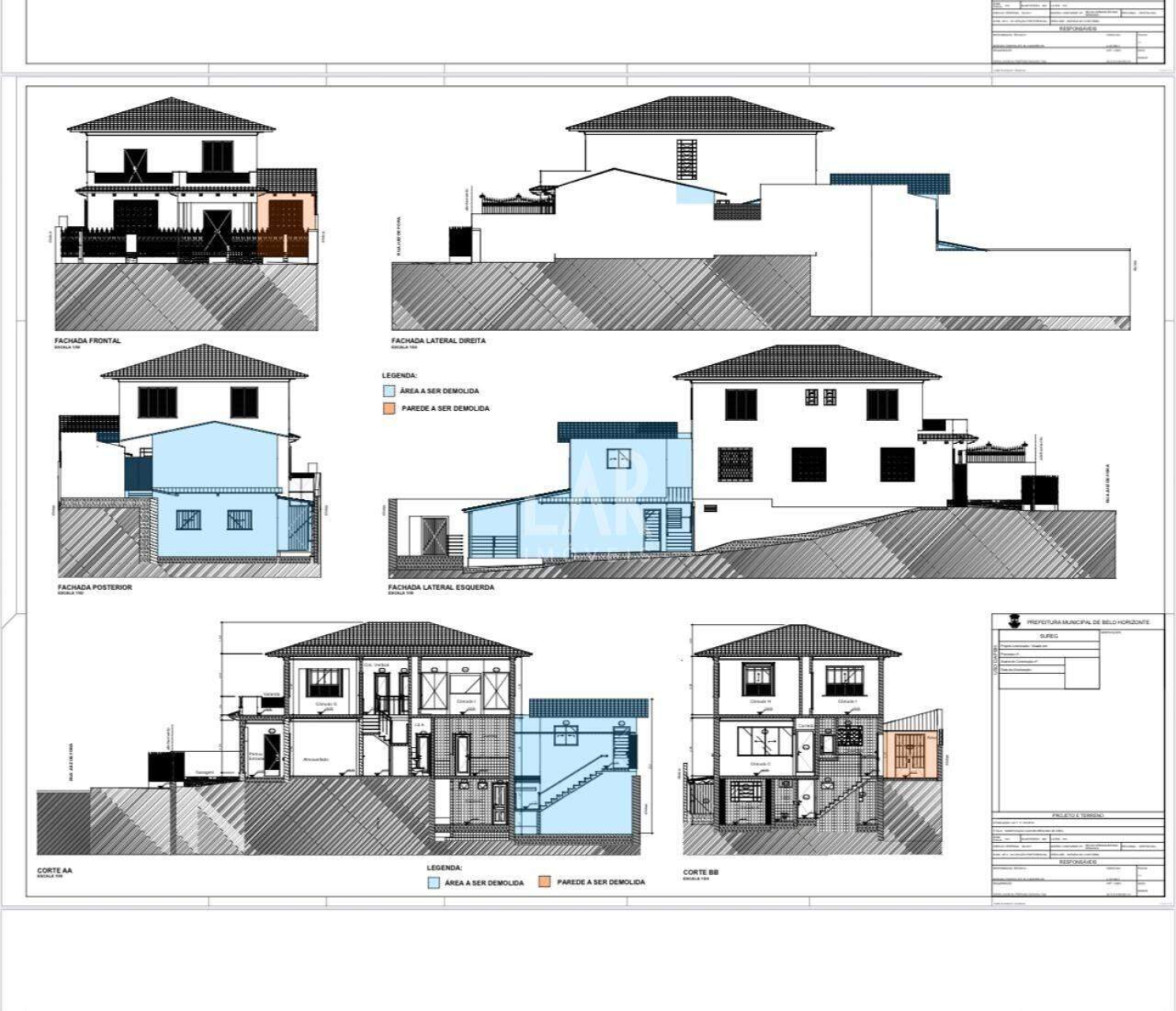 Casa Comercial para alugar, Barro Preto, Belo Horizonte - MG