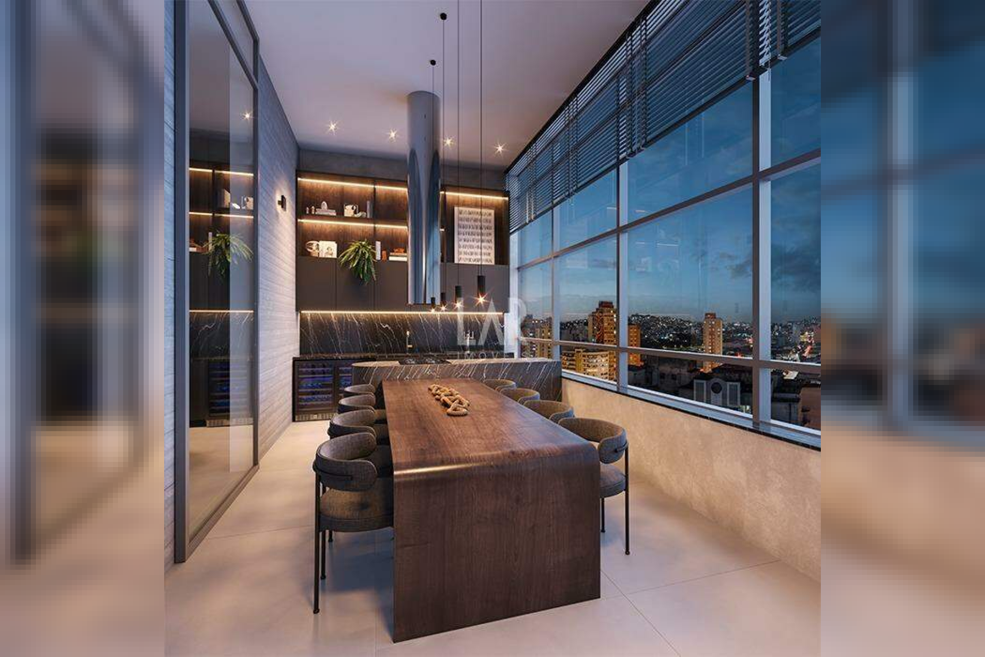 Flat de 1 quarto à venda, Lourdes, Belo Horizonte - MG
