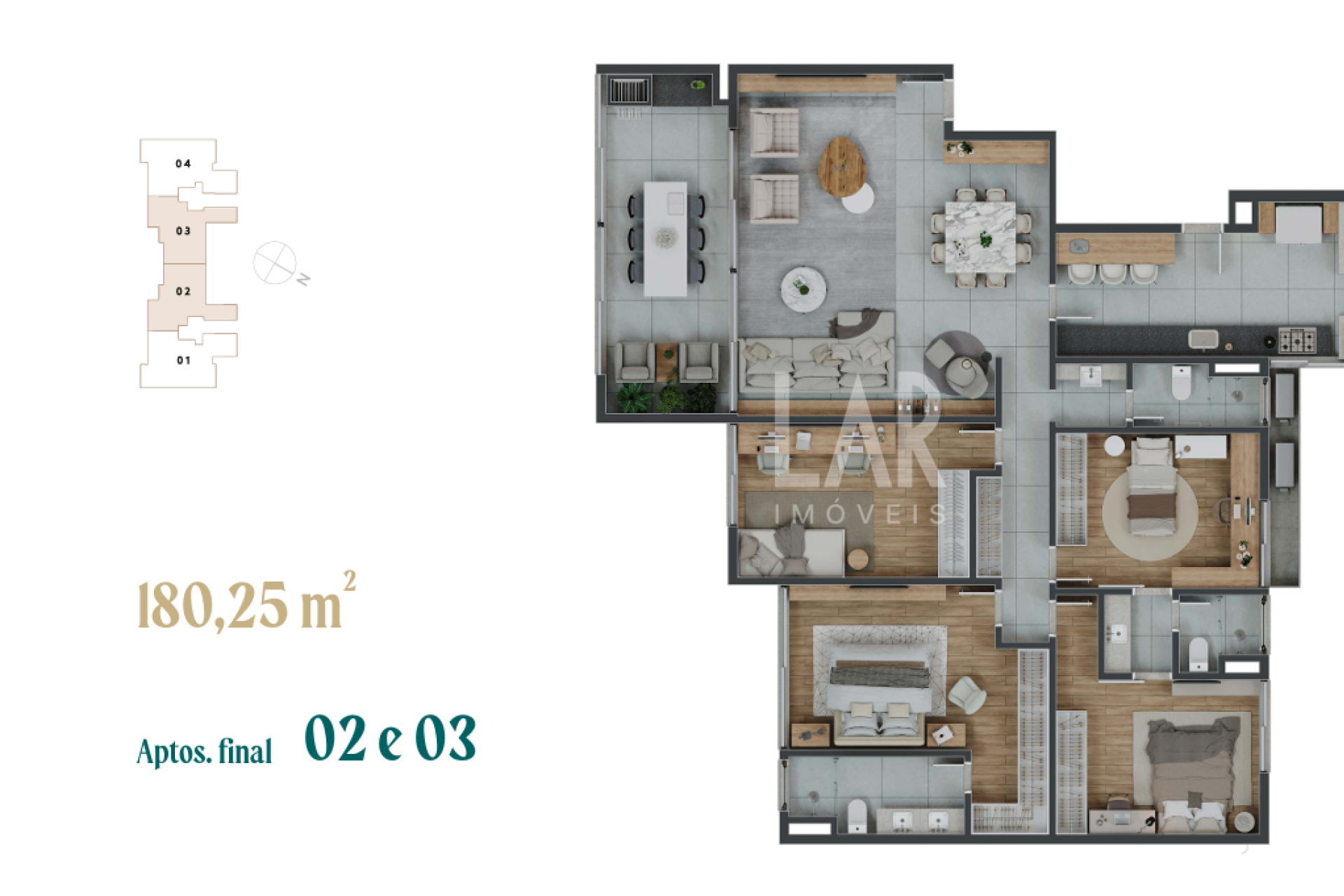 Apartamento de 4 quartos à venda, Serra do Curral Del Rey, Nova Lima - MG