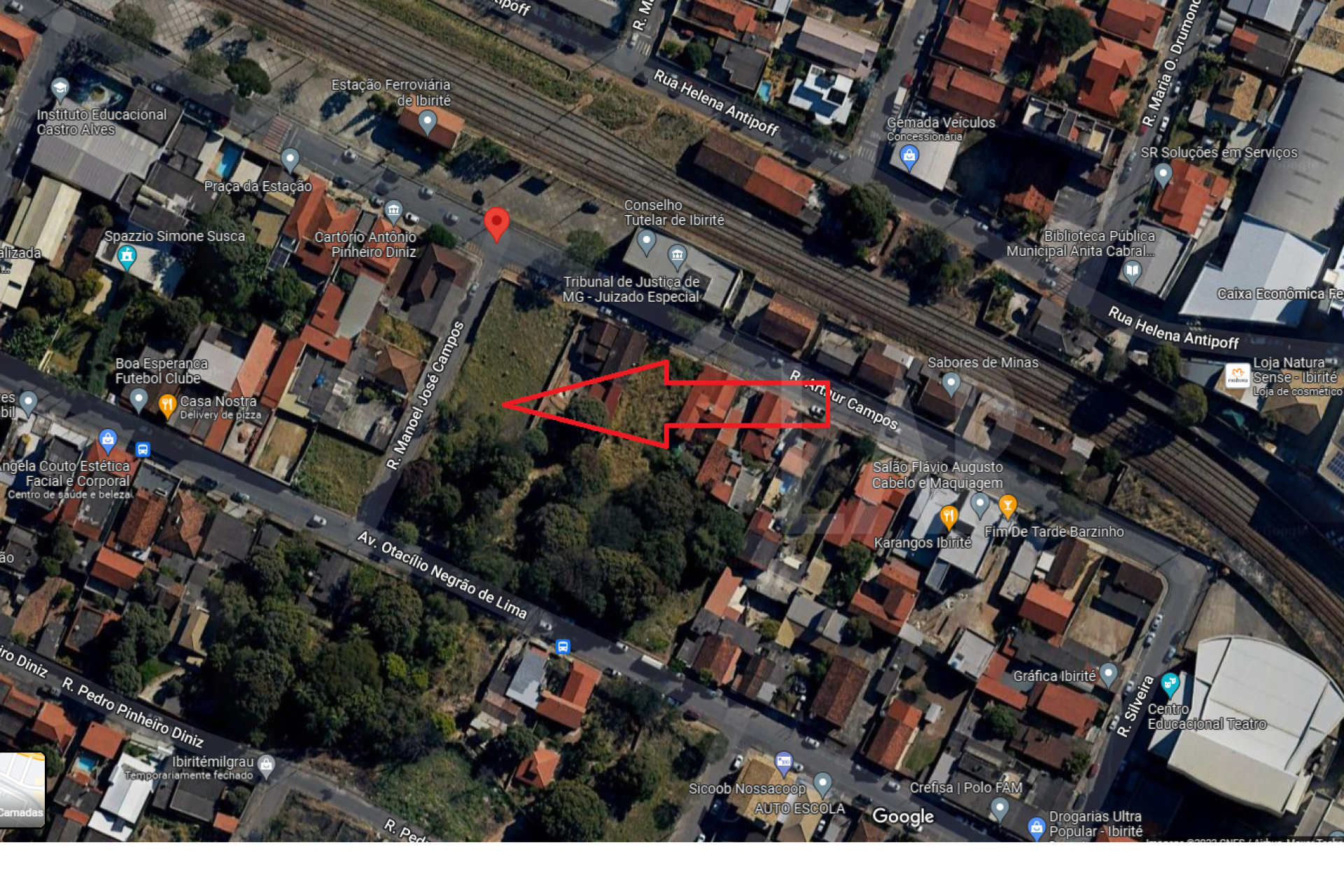 Lote - Terreno para alugar, Centro, Ibirité - MG