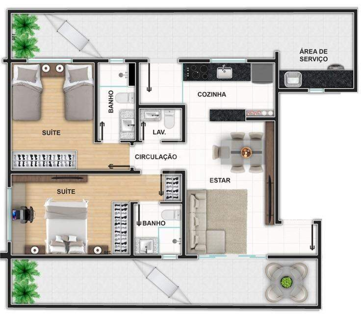 Apartamento de 2 quartos à venda, Prado, Belo Horizonte - MG